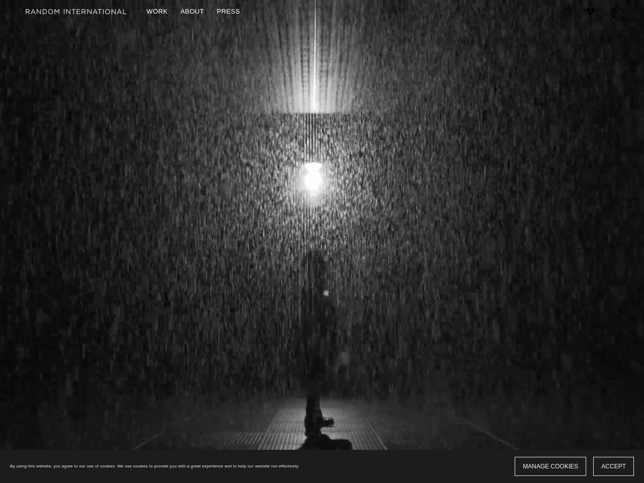 Random International homepage