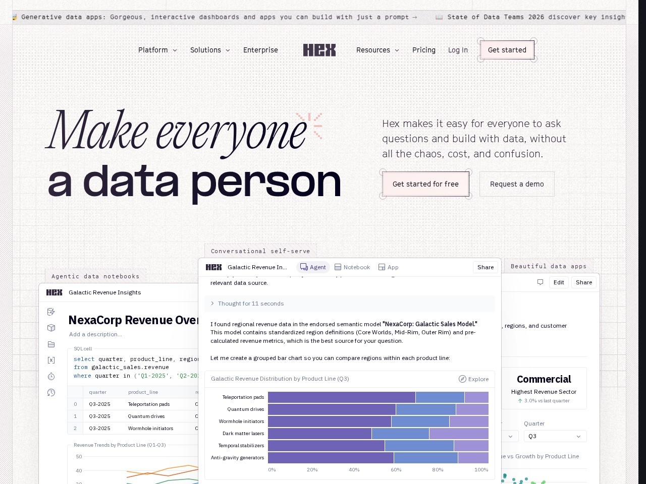 Hex homepage