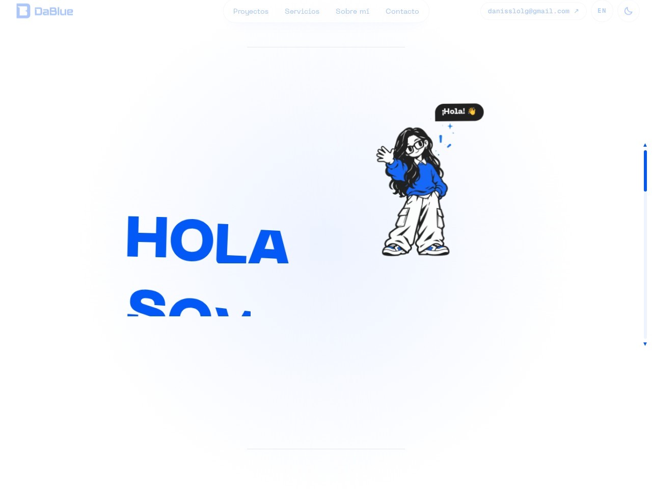Daniss Blue homepage