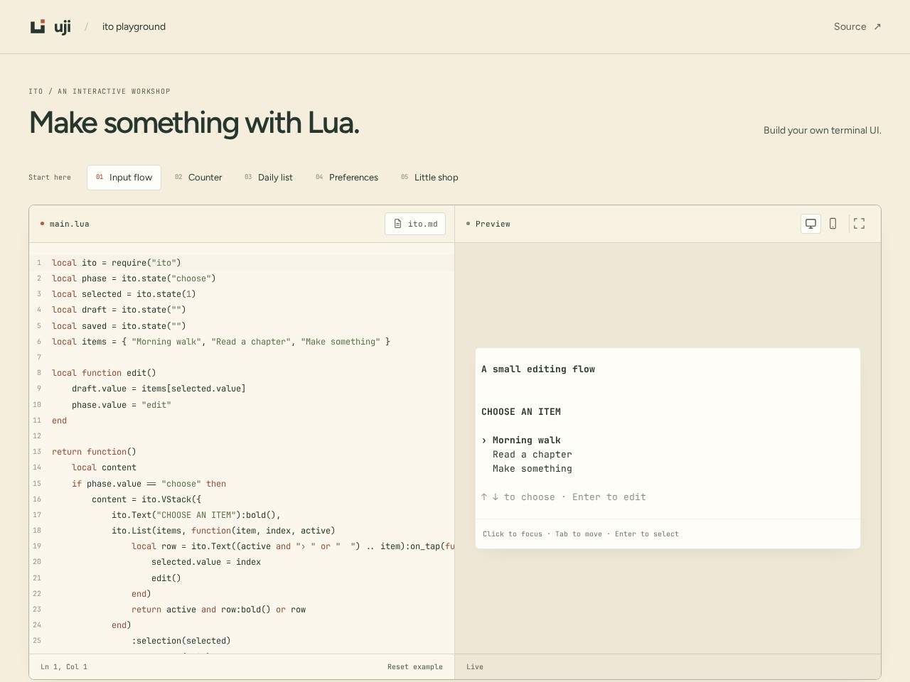 Ito homepage