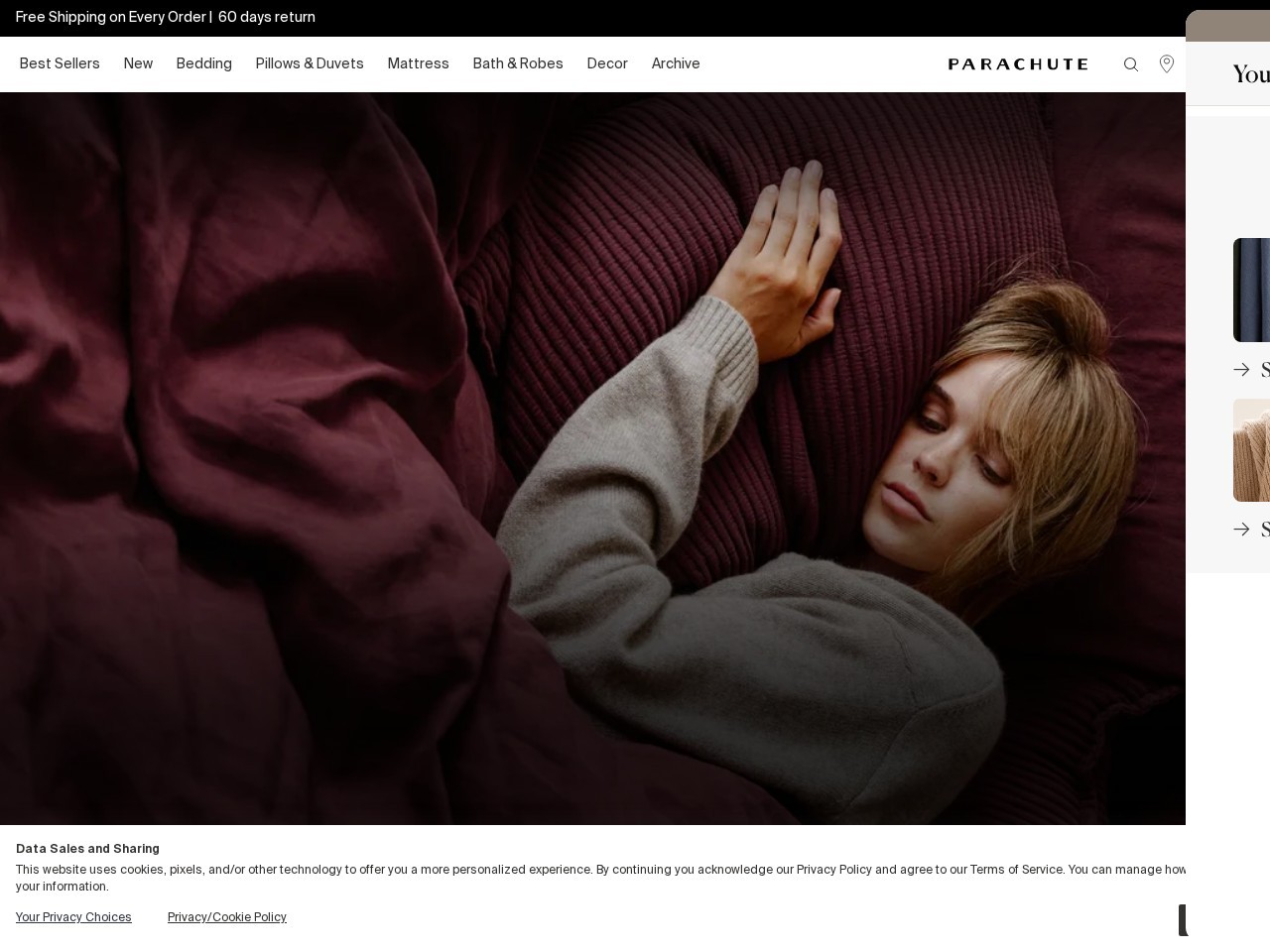 Parachute homepage
