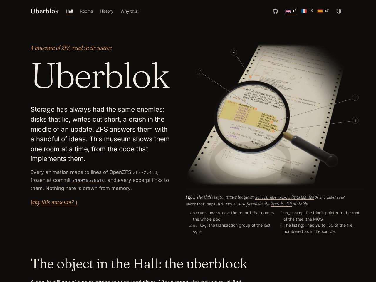 Uberblok homepage