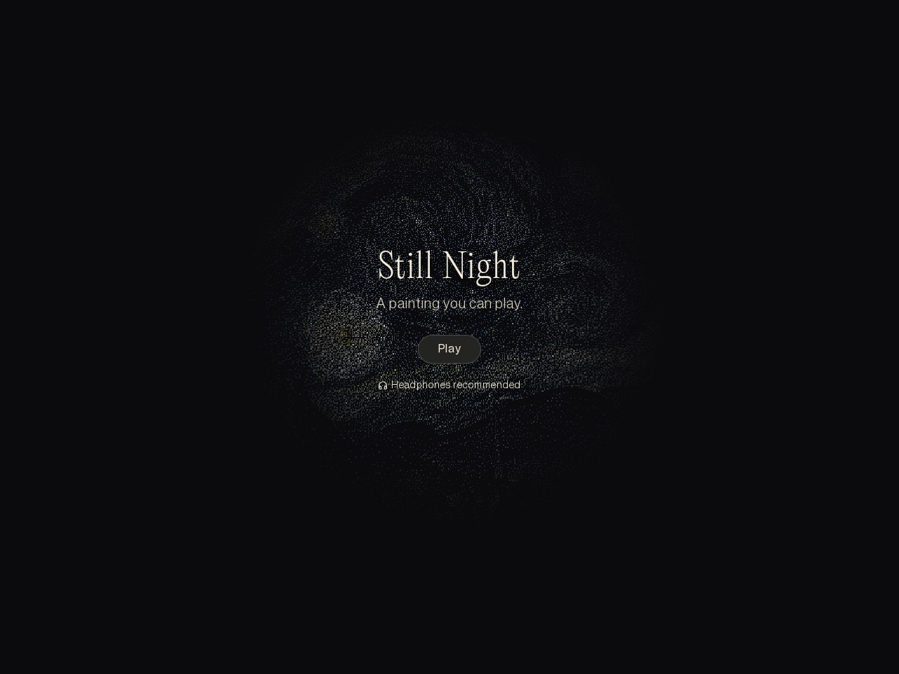 Still Night homepage