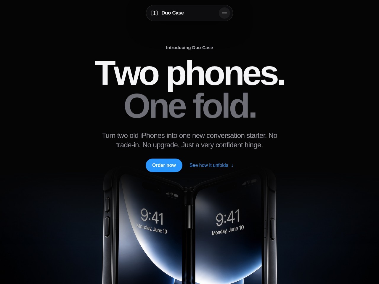 Duo Case homepage